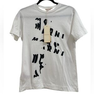 MARNI- Women’s Distorted White Tee